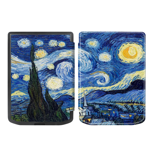Etui Pocketbook Verse 629/Verse Pro 634/Verse Pro Color silikonowy tył grafiki - Kolor: 2. Painting